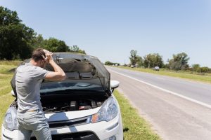 Man in need of a Towing Service